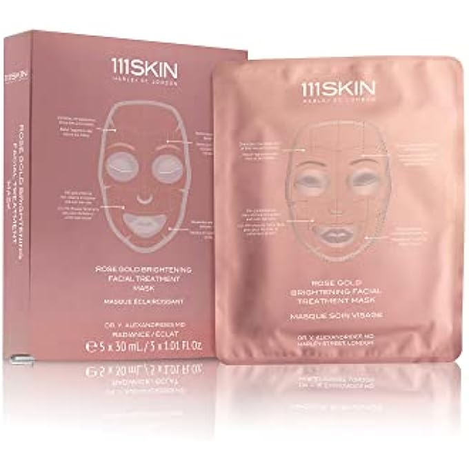 111SKIN قناع علاج الوجه المشرق بالذهب الوردي 111 SKIN - Image 1